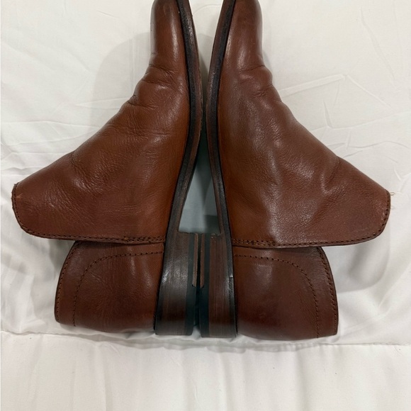 Frye Elyssa Leather Ankle Booties – Cognac – Women’s Size 7 main image 8